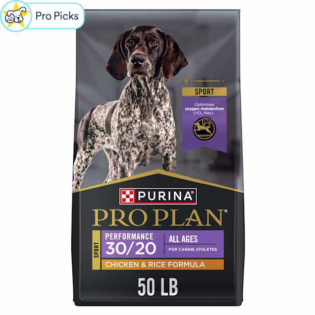 Purina Pro Plan Sport Performance 30/20 Chicken and Rice Formula High Protein Dry Dog Food 50 lbs.