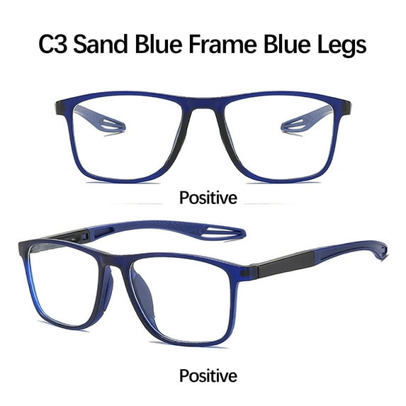 Sport Photochromic Bifocal Reading Glasses for Men - Multi-Focus Presbyopia Eyewear with Blue Light Blocking, Lightweight Frame & Scratch-Resistant Lenses - Includes Case & Cloth