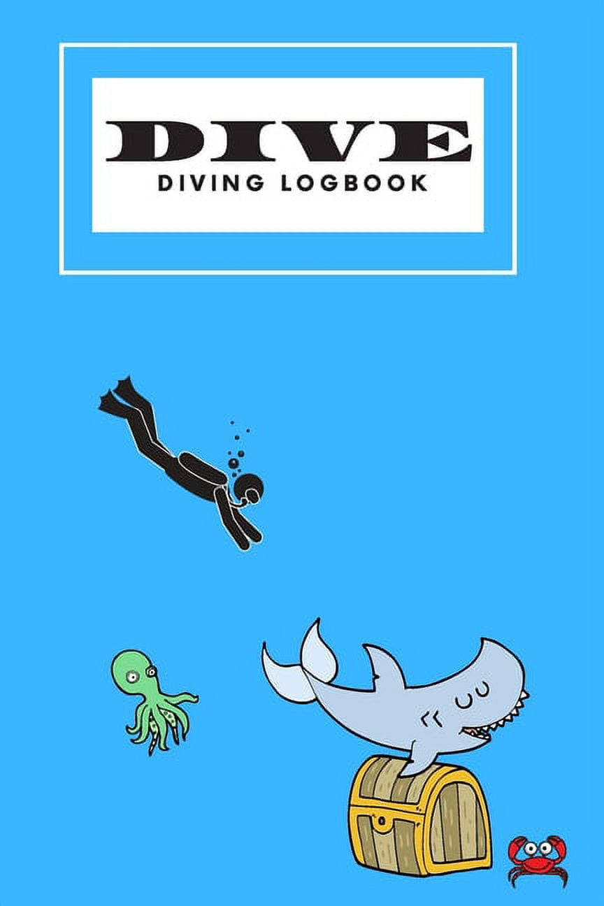 Sport Planners Dive Diving Logbook Scuba Diving Log Book, 100 Pages