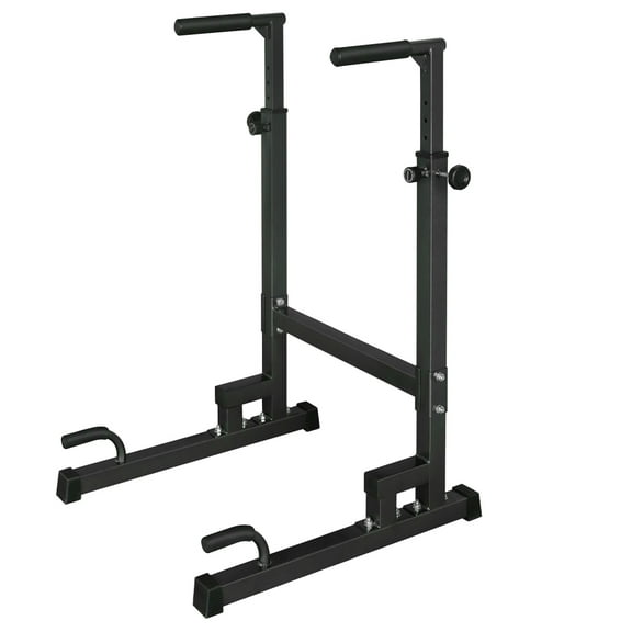 Sport Power Tower Workout Dip Station Pull Up Bar, Height Adjustable Multi-Function Dip Stand for Home Gym Strength Training Fitness Equipment