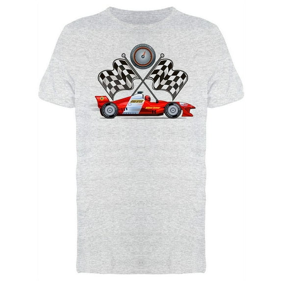 Sport Race Car Design T-Shirt Men -Image by Shutterstock, Male Large