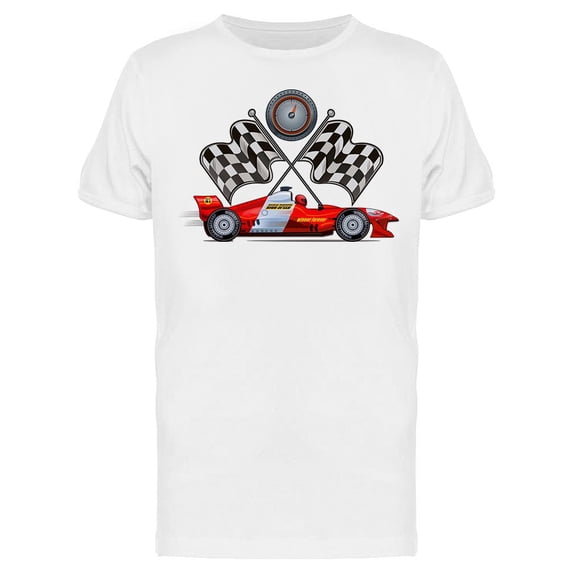 Sport Race Car Design T-Shirt Men -Image by Shutterstock, Male Medium