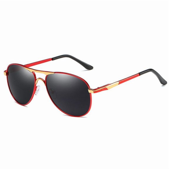 Riding Pilot Sunglasses With Metal Frame And UV400 Protection Superior Clarity Sport Sunglasses Safety For Men