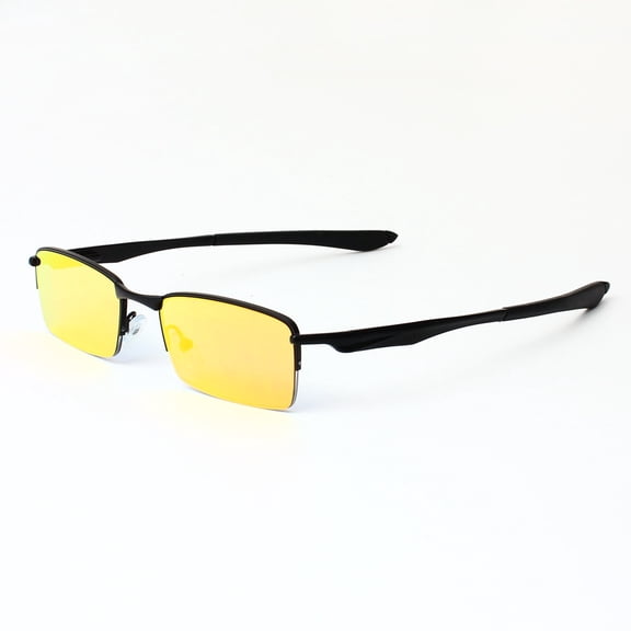 Sport Riding Retro Square Sunglasses 5040 – UV400 Polarized Lens, Lightweight Metal Frame