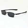 thumbnail image 1 of Sport Riding Retro Square Sunglasses 5040 – UV400 Polarized Lens, Lightweight Metal Frame, 1 of 5