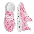thumbnail image 1 of Sport Running Shoes Breast Cancer Awareness Pink Ribbon Women Air Mesh Breathable Walking Women Sneakers Chaussure, 1 of 8