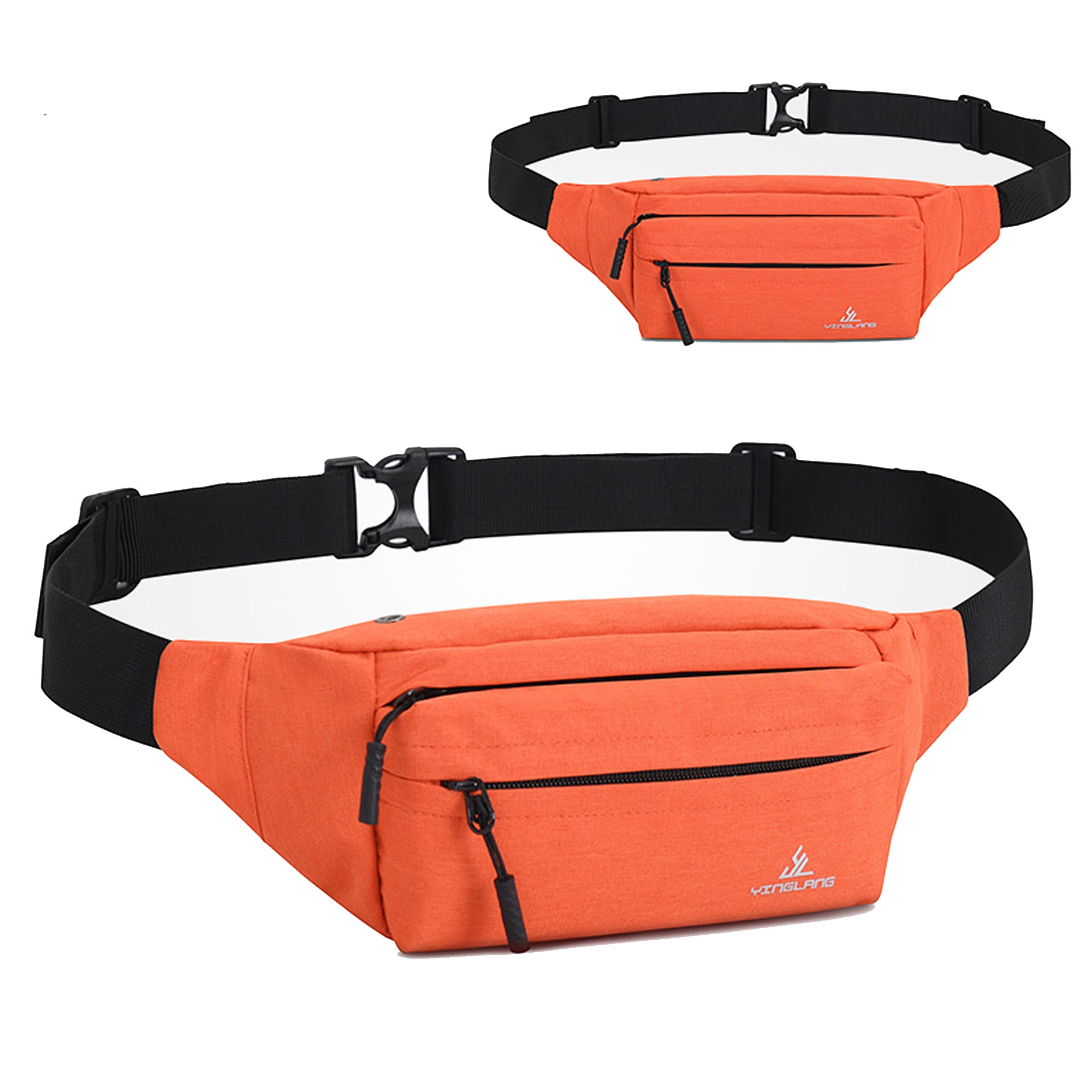 Buy CALANDIS® Running Waist Pack Portable Accs Lure Fishing Bag for Hiking  Camping Cycling Orange