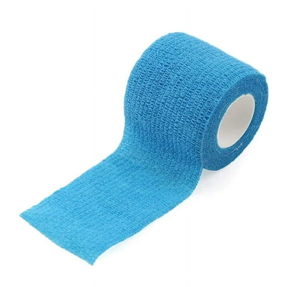 Sport Self Adhesive Elastic Bandage Wrap Tape for Knee Support Pads Finger Ankle Palm Shoulder 5cm X 4.5M Blue