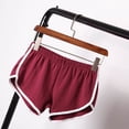 thumbnail image 1 of Sport Shorts for Women Athletic Yoga Running Workout Shorts Lounge Short Pants Fitness Short Pant with Pockets Pajama Bottoms Sleeping Pants Wine Red M, 1 of 13