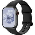 thumbnail image 1 of Sport Silicone Band Compatible with Apple Watch Bands 40mm 38mm 41mm 44mm 45mm 42mm 49mm Women Men,Soft Wristband Waterproof Replacement Sport Strap for iWatch Bands Series 9 8 7 6 5 4 3 2 1 SE Ultra, 1 of 7