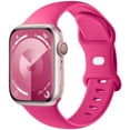 thumbnail image 1 of Sport Silicone Band Compatible with Apple Watch Bands 40mm 38mm 41mm 44mm 45mm 42mm 49mm Women Men,Soft Wristband Waterproof Replacement Sport Strap for iWatch Bands Series 9 8 7 6 5 4 3 2 1 SE Ultra, 1 of 5
