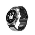 thumbnail image 1 of Sport Silicone Band for Samsung Galaxy Watch FE 40mm, Soft Wristband Dual-Colors Adjustable Sport Watch Strap for Samsung Galaxy Watch FE 40mm, Light Gray+Black, 1 of 7