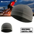 thumbnail image 1 of Sport Skull Beanie Cap, AYAMAYA Quick Dry Lightweight Beanie Hat, Summer Cycling Running Helmet Liner, Sweatproof Breathable Sleep Caps(Gray), 1 of 6