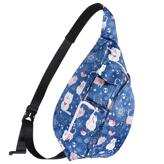 HAWEE Sling Bag Sling Crossbody Bag Daypack Lightweight with Adjustable Shoulder Strap Travel Hiking Men Women