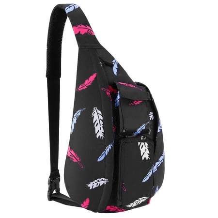 HAWEE Sling Bag Sling Crossbody Bag Daypack Lightweight with Adjustable Shoulder Strap Travel Hiking Men Women