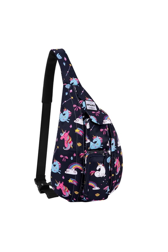Sling Bag Sling Crossbody Bag Daypack Lightweight with Adjustable Shoulder Strap Travel Hiking Men Women