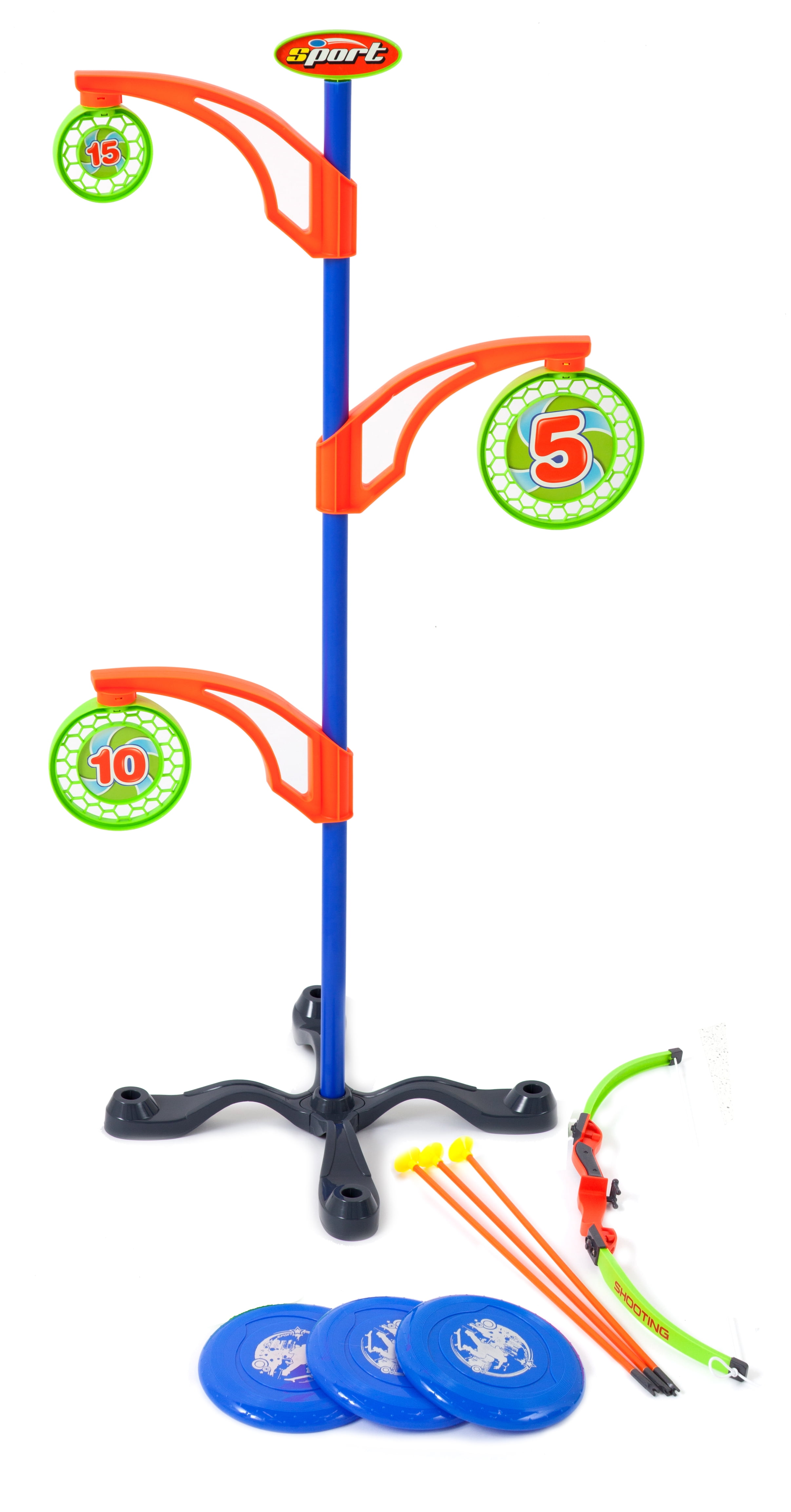 Sport Squad Bullseye Magnetic Flying Disc and Archery Target Challenge Game