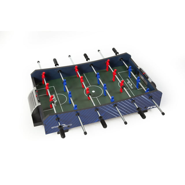 Sport Squad FX40 Compact Mini Tabletop Foosball Table, Blue