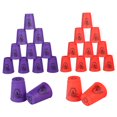 thumbnail image 1 of Sport Stacking Cups, 24pcs Sports Stacking Cups Speed Training Game for Challenge Competition Travel Party Gift for Kids and Adults, 1 of 7