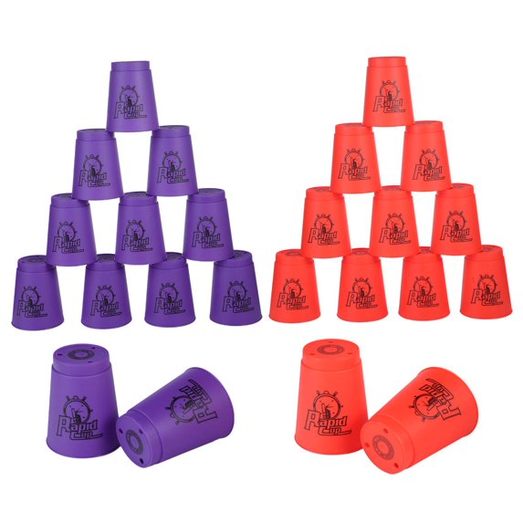 Sport Stacking Cups, 24pcs Sports Stacking Cups Speed Training Game for Challenge Competition Travel Party Gift for Kids and Adults
