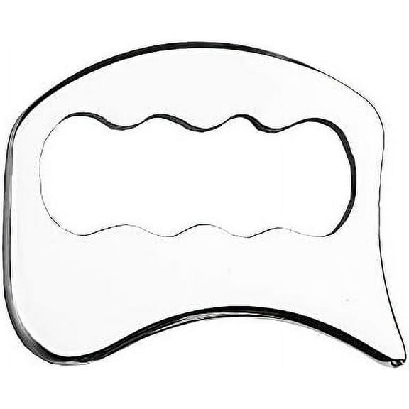 Sport Stainless Steel Gua Sha Tools-Massage Scraping Tool for Soft Tissue Mobilization,Physical Therapy for Back, Legs, Arms Silver 1 Count