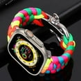 thumbnail image 1 of Sport Strap for Apple Watch Ultra 49mm 8 7 41/45mm Survival Outdoor Bracelet iWatch Band Series 4 6 5 4 3 2 SE 38/42mm 40/44mm, 1 of 18
