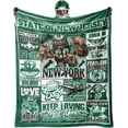 thumbnail image 1 of Sport Style Blankets for Football Fans, Football Blanket Gifts, Football Lovers Gift, Team Color Flannel Blanket 60"X50", 1 of 6