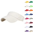 thumbnail image 1 of Sport Sun Visor Hat Lightweight Breathable Empty Top Cap, Adjustable Comfort Outdoor Headwear, Sweat-Wicking Casual Sun Hat for Running, Golf, Beach, Fitness Training and Outdoor Sports Beige, 1 of 4