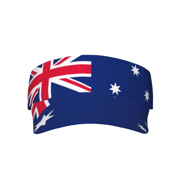 Sport Sun Visor Hats Australian Flag Adjustable Empty Top Baseball Cap Ball Caps For Women Men