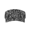 thumbnail image 1 of Sport Sun Visor Hats Black Ink Scribbles Adjustable Empty Top Baseball Cap Ball Caps For Women Men, 1 of 7