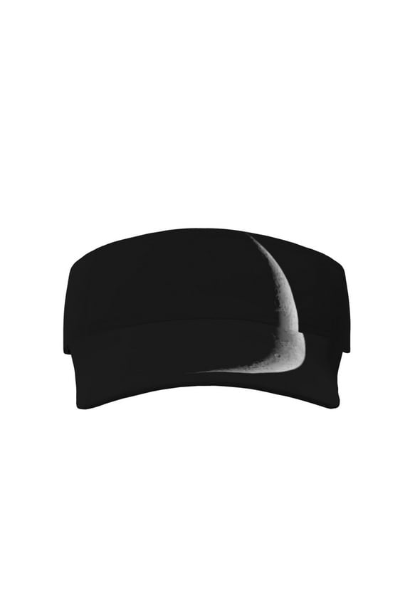 Sport Sun Visor Hats Crescent Moon Adjustable Empty Top Baseball Cap Ball Caps For Women Men