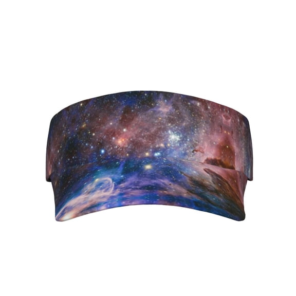 Sport Sun Visor Hats Nebula Adjustable Empty Top Baseball Cap Ball Caps For Women Men