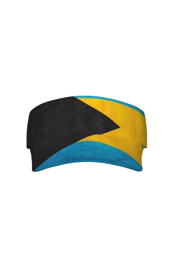 Sport Sun Visor Hats Retro Bahamian Flag Adjustable Empty Top Baseball Cap Ball Caps For Women Men