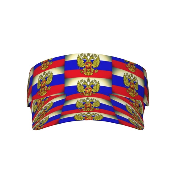 Sport Sun Visor Hats Russian Flag Adjustable Empty Top Baseball Cap Ball Caps For Women Men