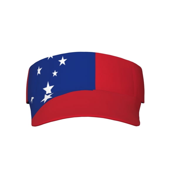 Sport Sun Visor Hats Samoan Flag Adjustable Empty Top Baseball Cap Ball Caps For Women Men