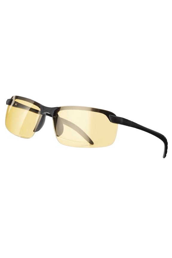 Sport Sunglasses Cycling Polarized Sun Glasses for Men Women Mountain Bike Driving Fishing Running, Black/Yellow Red
