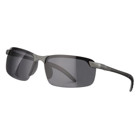 Sport Sunglasses Cycling Polarized Sun Glasses for Mountain Bike Driving Fishing Running, Gun Gray/Gray