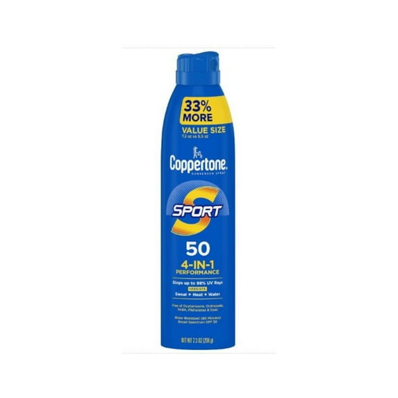 Sport Sunscreen Spray SPF 50 Spray Sunscreen 7.3 Oz (Pack of 20)