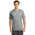 thumbnail image 1 of Sport Tek 1150874 Mens PosiCharge Electric Heather Tee, Black Electric - Large, 1 of 2