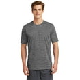 thumbnail image 1 of Sport Tek 1151703 Mens PosiCharge Electric Heather Tee, Grey-Black Electric - 4XL, 1 of 2