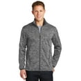 thumbnail image 1 of Sport Tek 1188472 PosiCharge Electric Heather Soft Shell Jacket for JST30, Black Electric - 3XL, 1 of 4