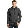 thumbnail image 1 of Sport Tek 1234162 PosiCharge Electric Heather Fleece Hooded Pullover for ST225, Grey- Black Electric - 3XL, 1 of 1