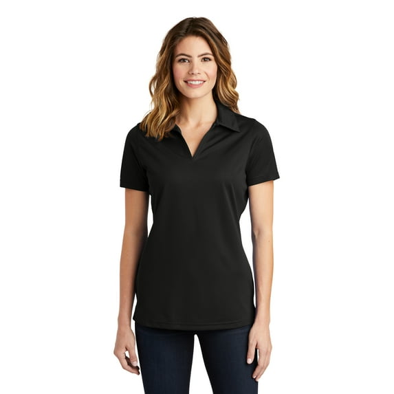 Sport-Tek Active Textured Polo (LST690) Black, XL