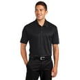 thumbnail image 1 of Sport-Tek Active Textured Polo (ST695) Black/Grey, L, 1 of 2