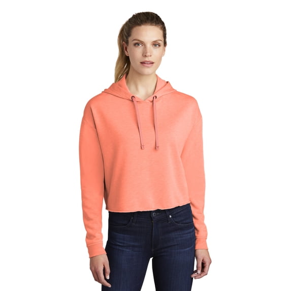 Sport Tek Adult Female Women Electric Heather Pullover Soft Coral Hth Small