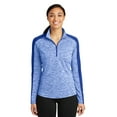 thumbnail image 1 of Sport Tek Adult Female Women Electric Heather Pullover Tr Roy E/Tr Ry X-Large, 1 of 4