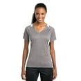 thumbnail image 1 of Sport Tek Adult Female Women Heather Color block T-Shirt VH/White X-Large, 1 of 6