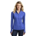 thumbnail image 1 of Sport Tek Adult Female Women Heather Long Sleeves Pullover True Royal Medium, 1 of 4