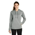 thumbnail image 1 of Sport Tek Adult Female Women Plain Long Sleeves Pullover Dark Silver He Medium, 1 of 4