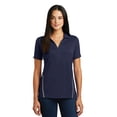 thumbnail image 1 of Sport Tek Adult Female Women Plain Short Sleeves Polo True Nvy/He Gy 4X-Large, 1 of 6